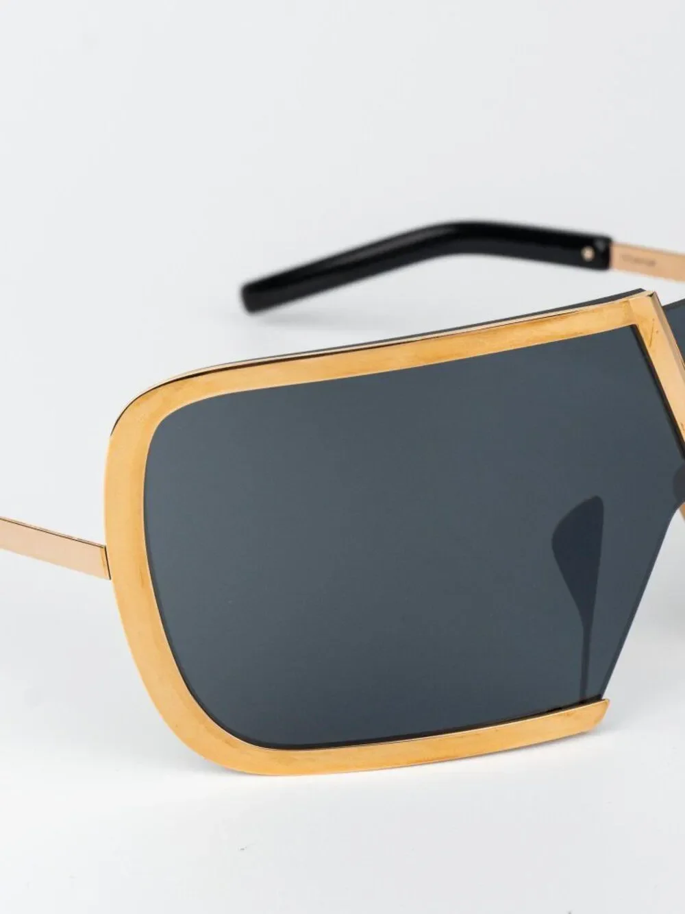 Valentino Men Sunglasses Titanium Gold Grey Mask V-ROMASK VLS-120A 146